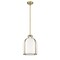 Z-Lite Pearson 1 Light Pendant, Rubbed Brass & White Opal 818-9RB - alternate 3
